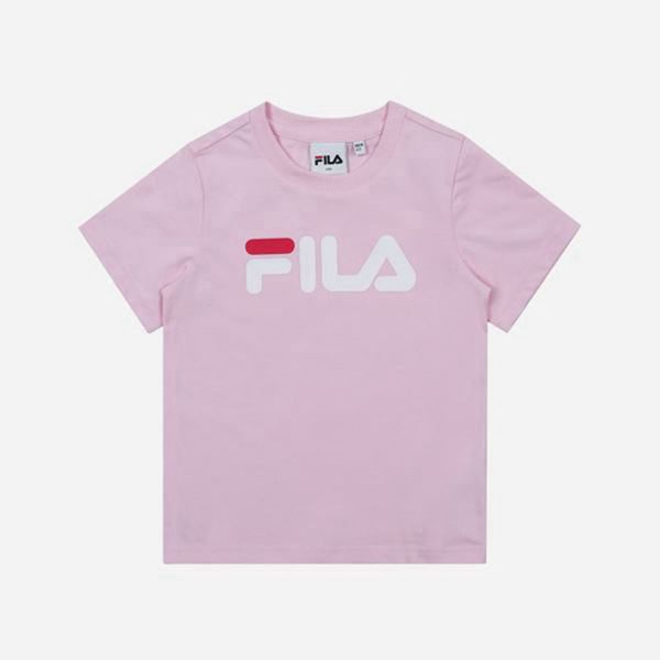 Fila Tričká Detske Ruzove - Uno Crew Neck S/S Vypredaj - Slovakia 23019-ANKV